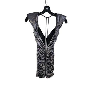 Bebe Gray Evening  Cocktail Dress Like New